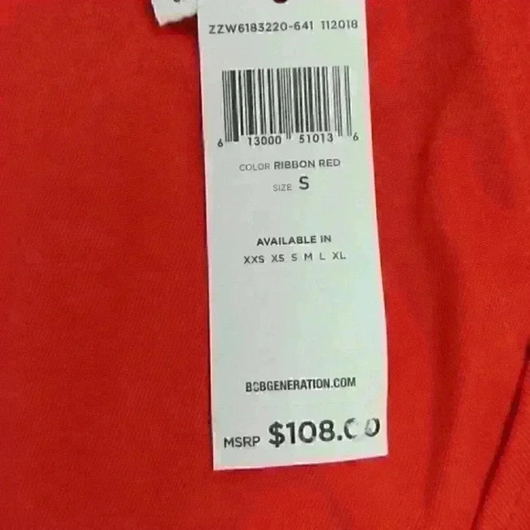 BCBGeneration Womens S Bell-Sleeve Top NWT $108 - Picture 2 of 7